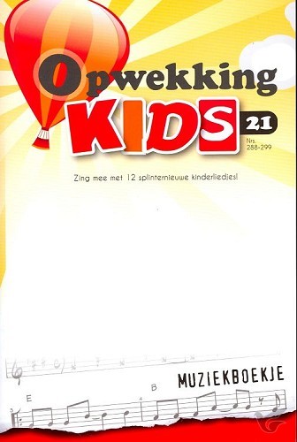 Productafbeelding: voorkant van Opwekking kids muziekboek 21 (288-299)