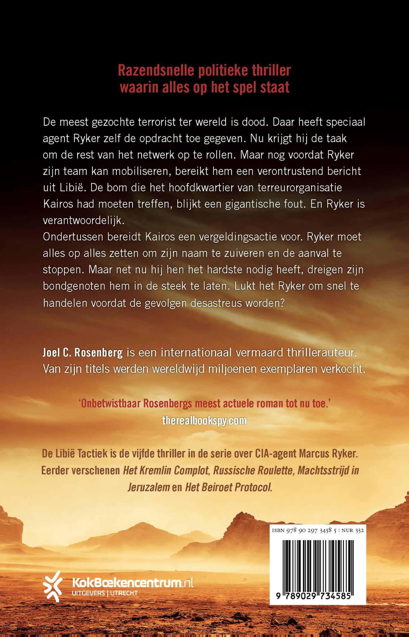 Productafbeelding: achterkant van De Libië tactiek