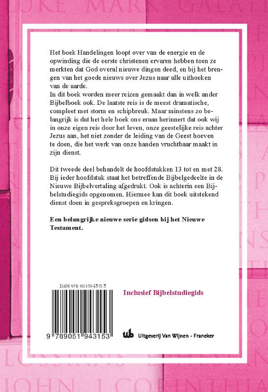 Productafbeelding: achterkant van Handelingen voor iedereen 2 Hoofdstuk 13-28