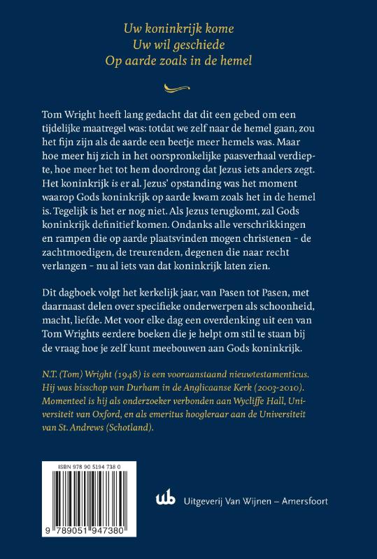 Productafbeelding: achterkant van Op aarde zoals in de hemel