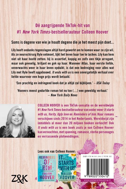 Productafbeelding: achterkant van It ends with us