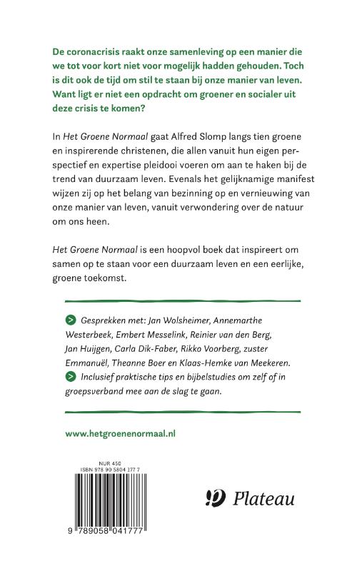 Productafbeelding: achterkant van Het Groene Normaal