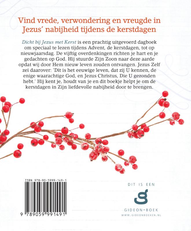 Productafbeelding: achterkant van Dicht bij Jezus met Kerst