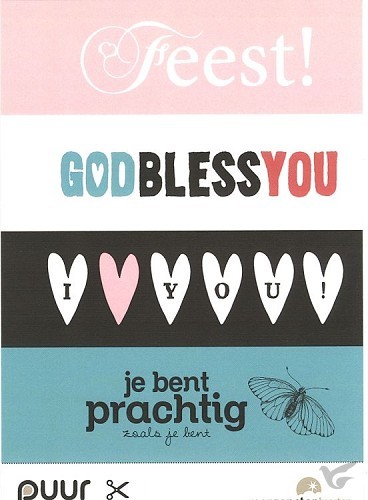 Productafbeelding: voorkant van Wenskaart jij bent een parel