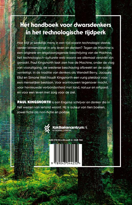 Productafbeelding: achterkant van Tegen de Machine
