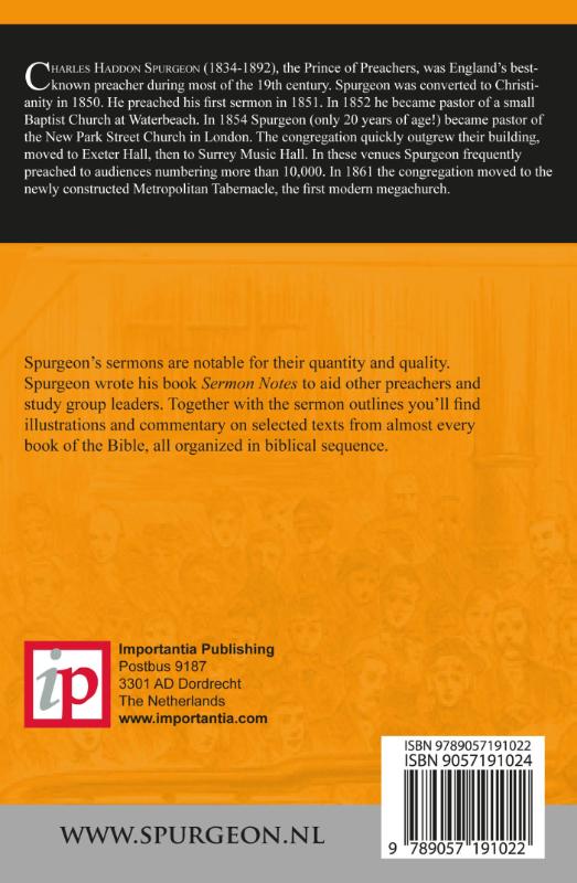 Productafbeelding: achterkant van My sermon notes