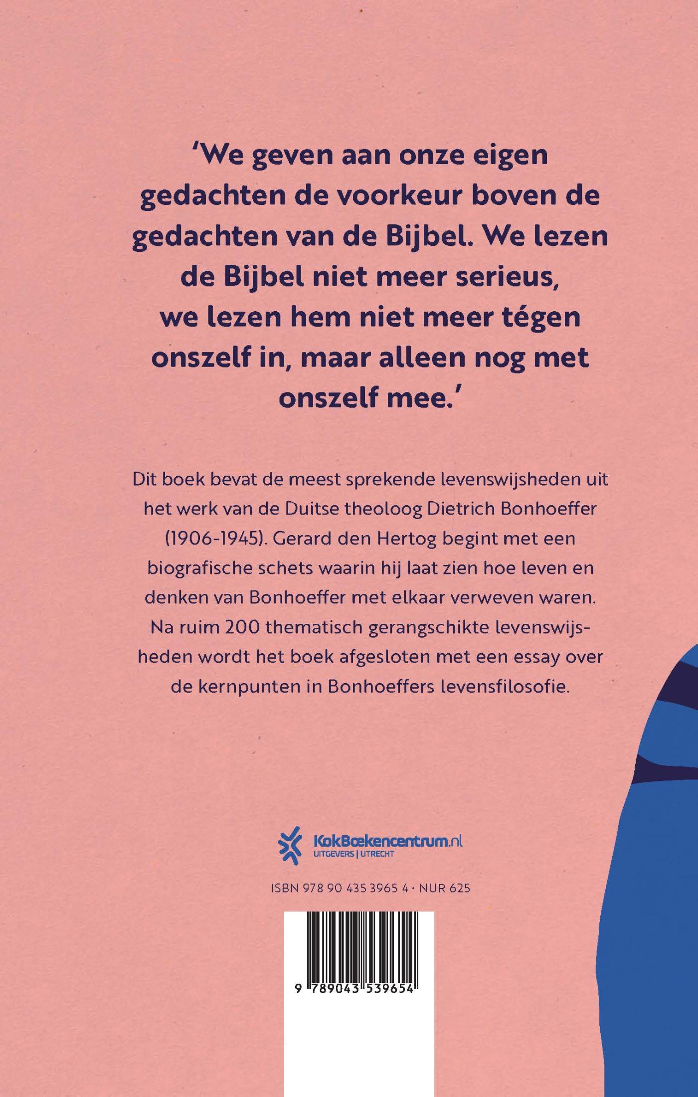 Productafbeelding: achterkant van Dietrich Bonhoeffer