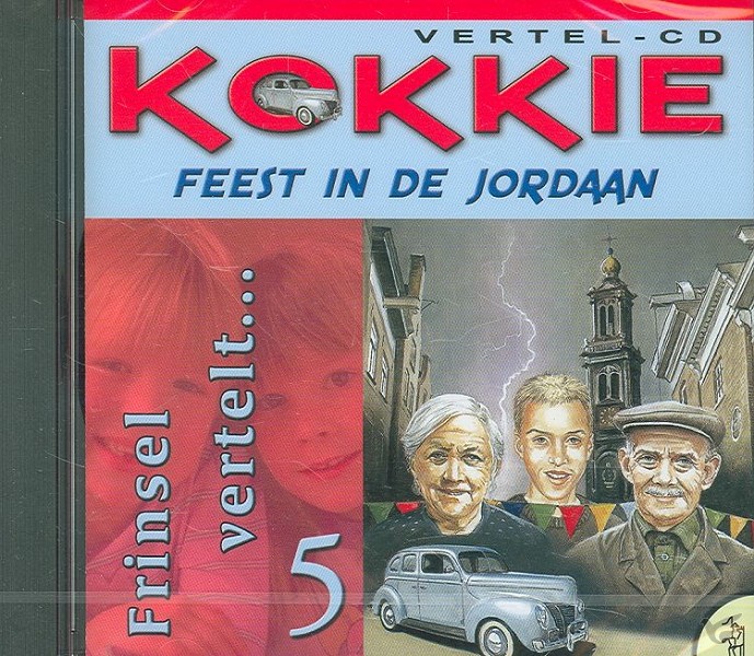 Productafbeelding: voorkant van Kokkie 5 feest in de jordaan luisterboek