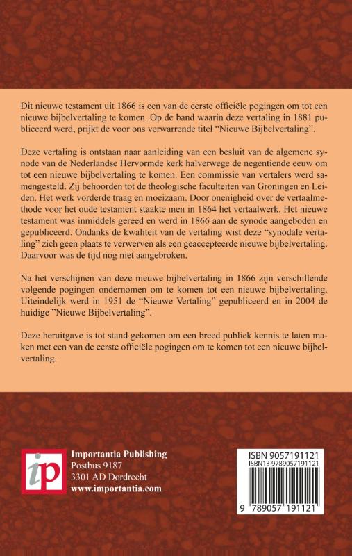 Productafbeelding: achterkant van Het Nieuwe Testament met aantekeningen