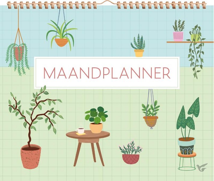 Productafbeelding: voorkant van Maandplanner huisplanten