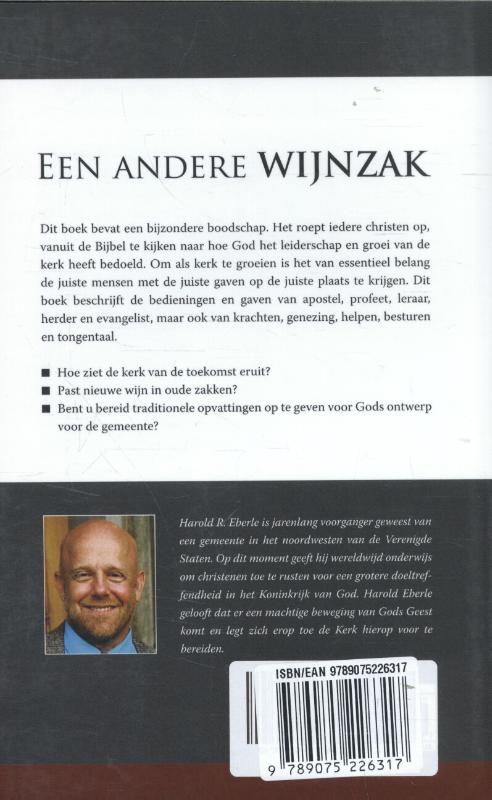 Productafbeelding: achterkant van Een andere wijnzak