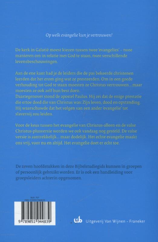 Productafbeelding: achterkant van Galaten gespreksgids