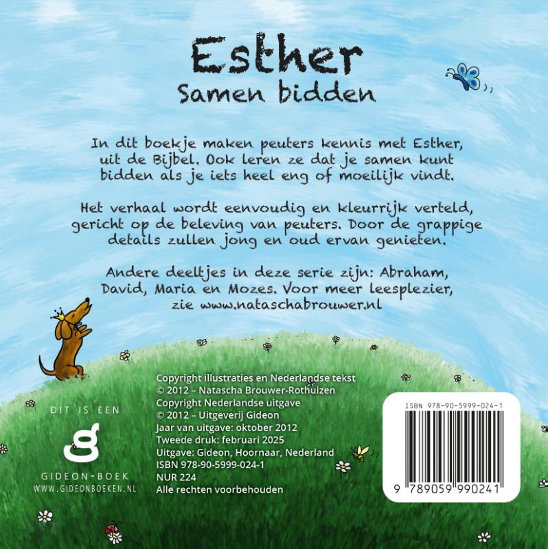 Productafbeelding: achterkant van Esther