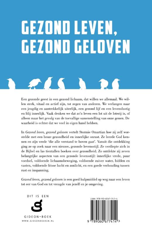 Productafbeelding: achterkant van Gezond leven, gezond geloven