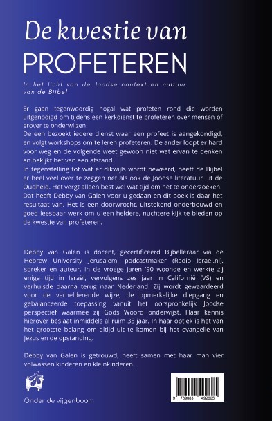 Productafbeelding: achterkant van Kwestie van profeteren