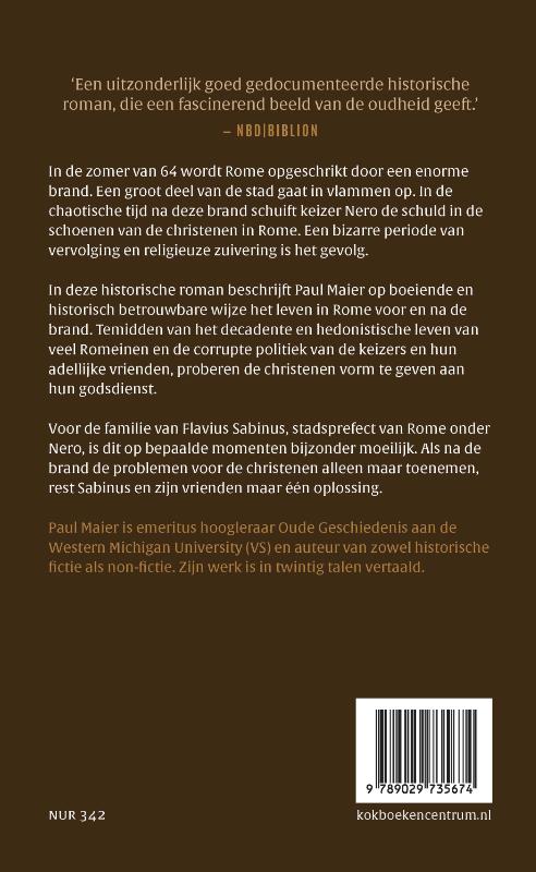 Productafbeelding: achterkant van De brand van Rome