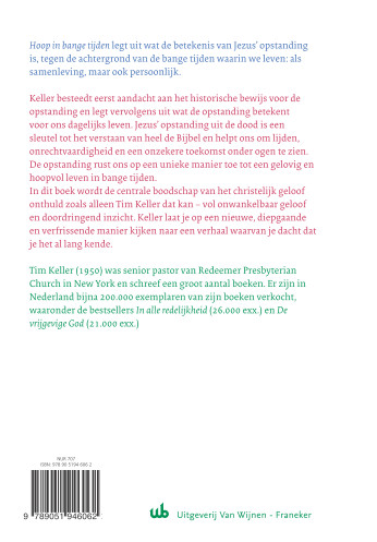 Productafbeelding: achterkant van Hoop in bange tijden