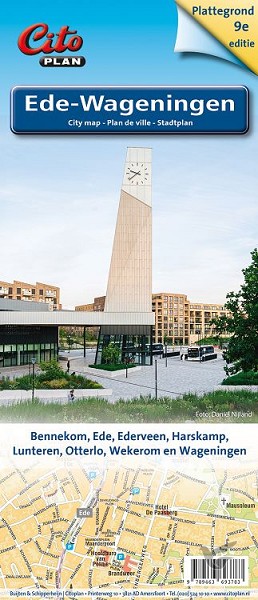 Productafbeelding: voorkant van Stadsplattegrond Ede-Wageningen