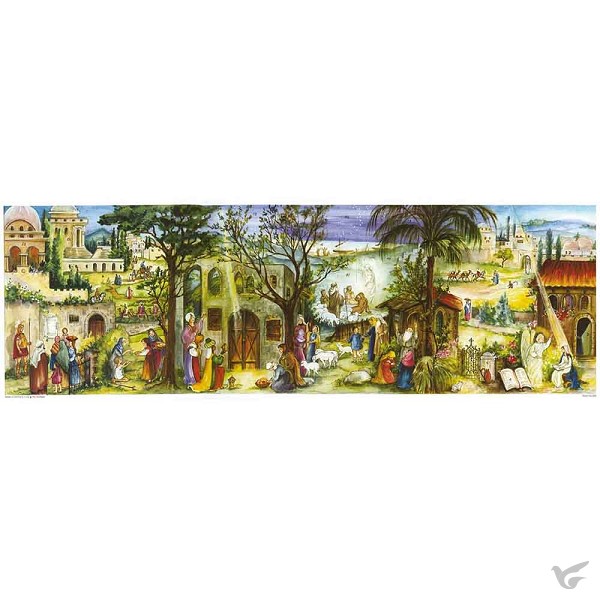 Productafbeelding: voorkant van Adventscalendar Panorama 21,5x65cm