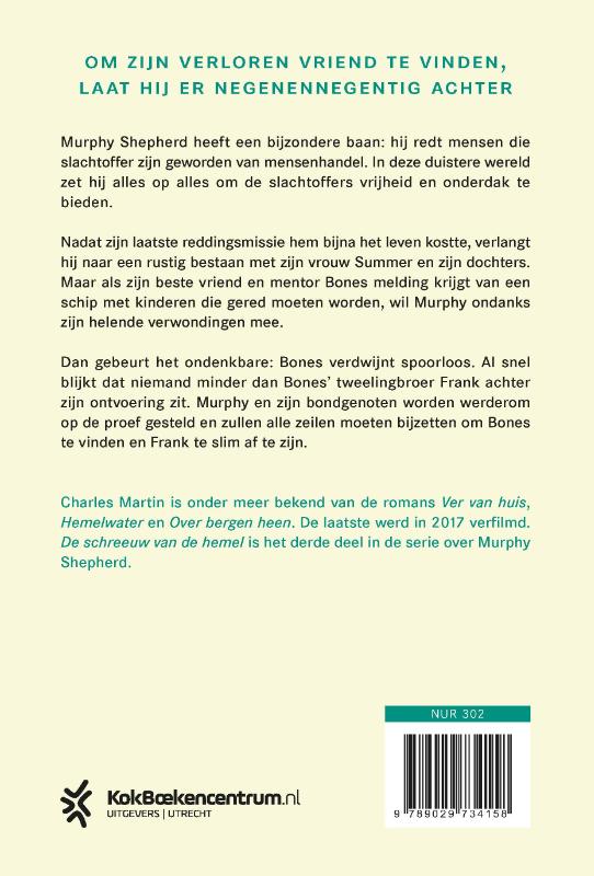 Productafbeelding: achterkant van De schreeuw van de hemel