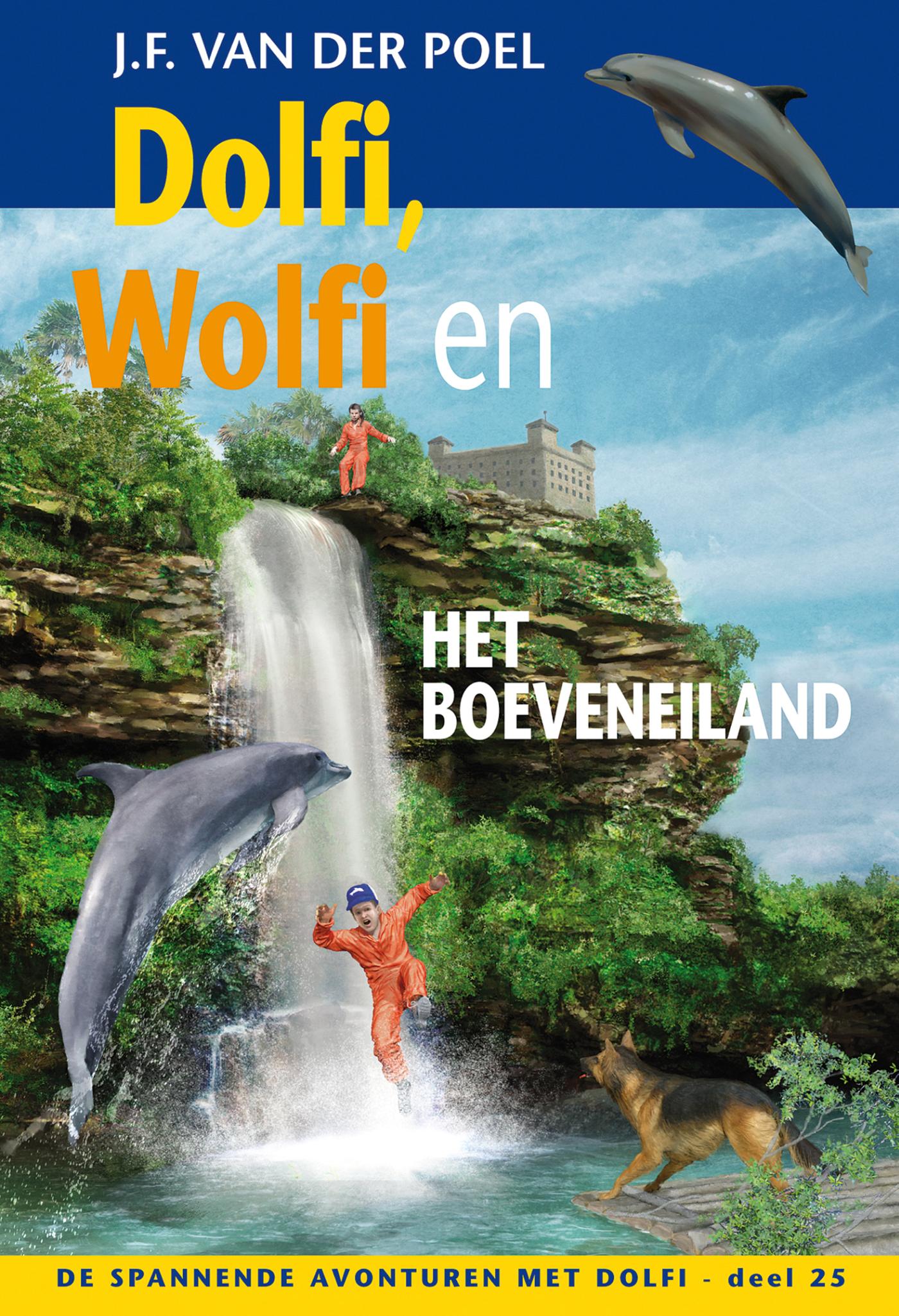 Productafbeelding: voorkant van Dolfi, Wolfi en het boeveneiland