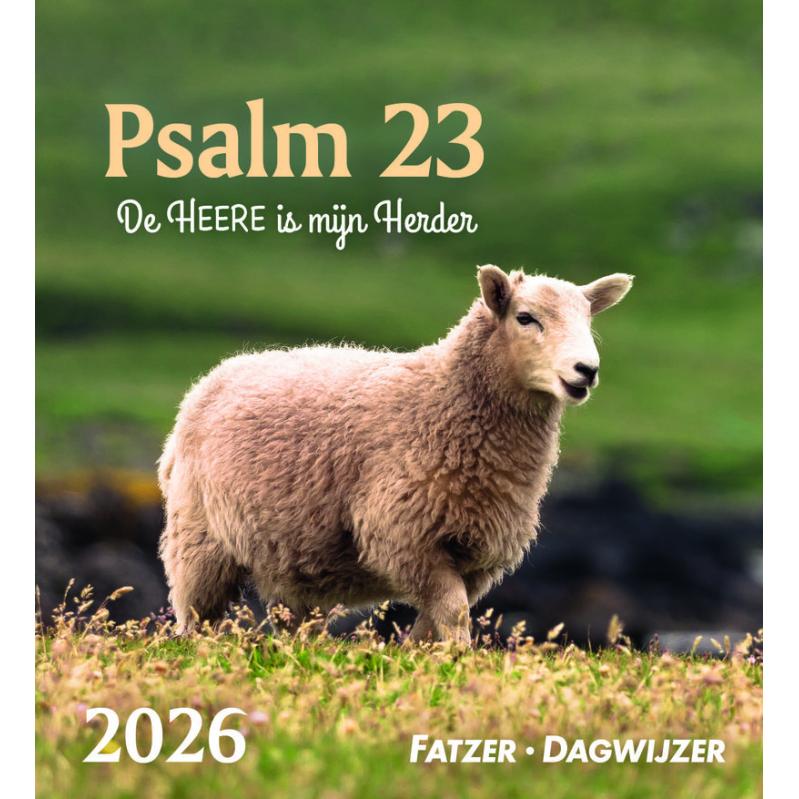 Productafbeelding: voorkant van Kalender 2026 SV psalm 23