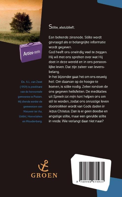 Productafbeelding: achterkant van Spreek tot mijn hart