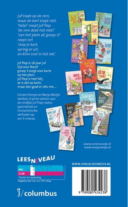 Productafbeelding: achterkant van Juf op hol