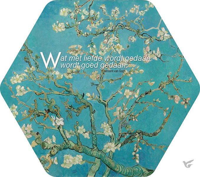 Productafbeelding: voorkant van Wat met liefde  Van Gogh 15 cm