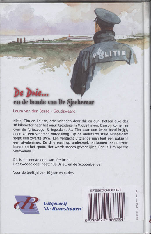 Productafbeelding: achterkant van De drie en de bende van de Sjacheraar