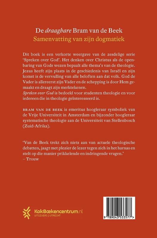 Productafbeelding: achterkant van Spreken over God