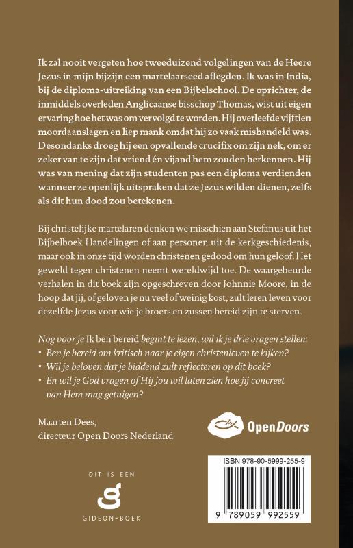 Productafbeelding: achterkant van Ik ben bereid