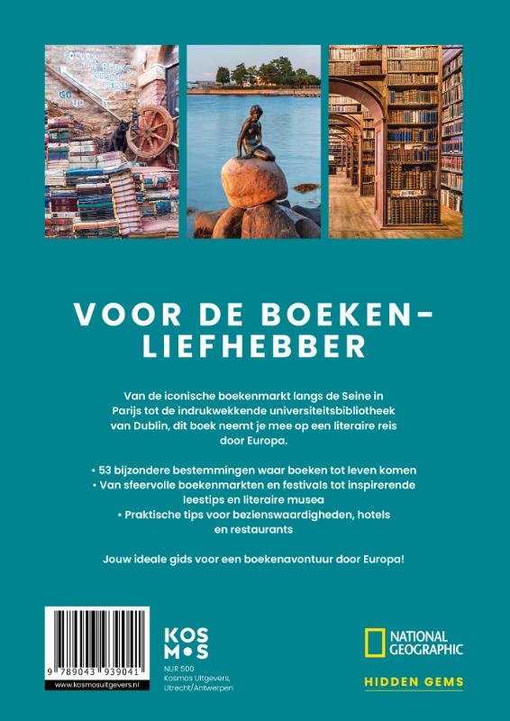 Productafbeelding: achterkant van Book Lovers Escapes - 53 Europese bestemmingen voor een literaire reis