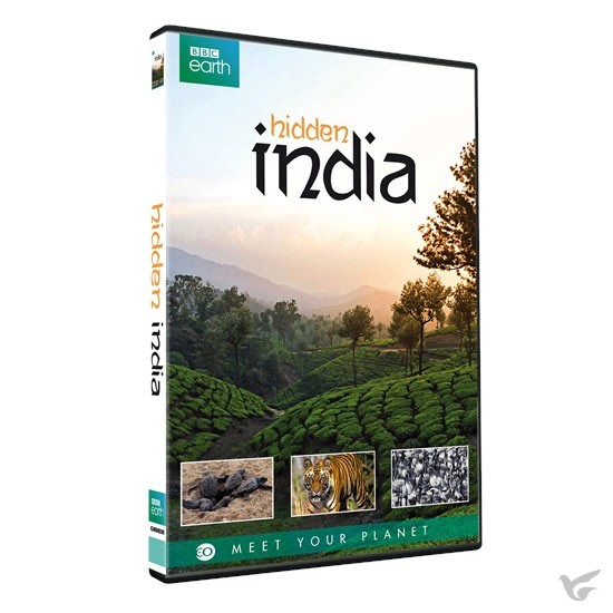 Productafbeelding: voorkant van Hidden India (BBC Earth DVD)