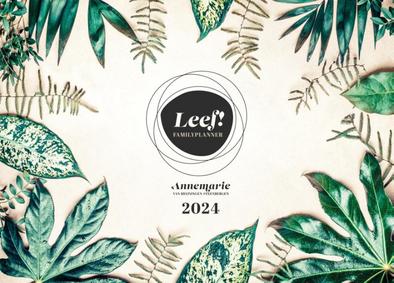 Productafbeelding: voorkant van Leef! Familieplanner 2024