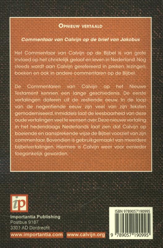 Productafbeelding: achterkant van De brief van Jakobus