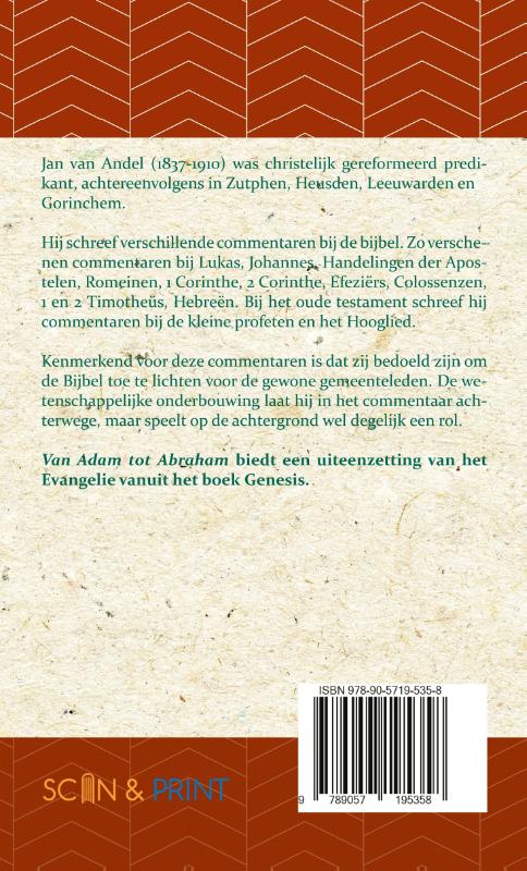 Productafbeelding: achterkant van Van Adam tot Abraham