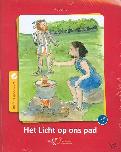 Productafbeelding: voorkant van Licht op ons pad werkboek 4-6 jaar