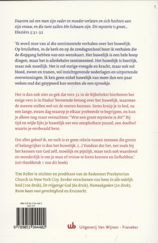 Productafbeelding: achterkant van Het huwelijk