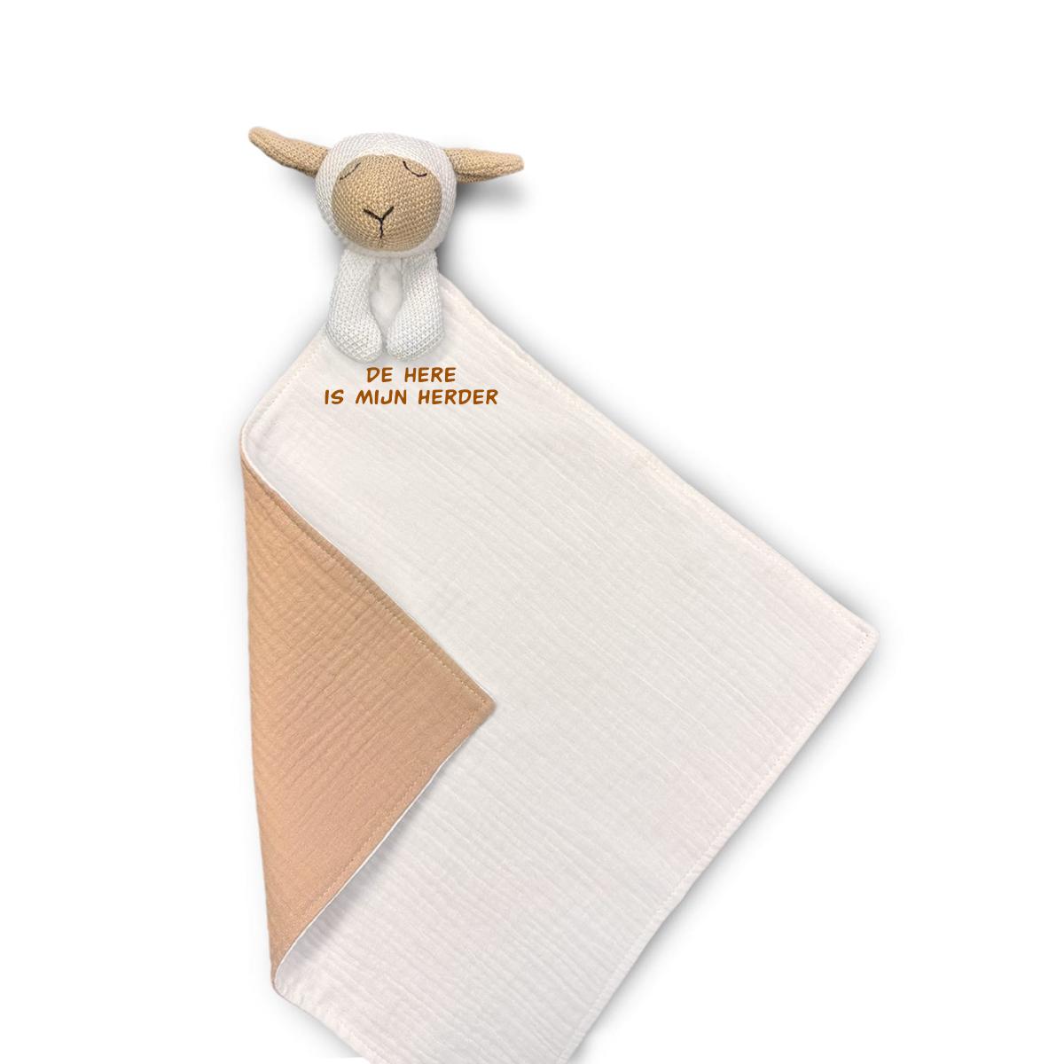Productafbeelding: voorkant van De Here is mijn herder tutdoek