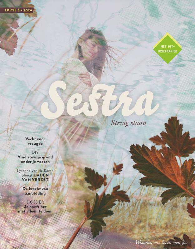 Productafbeelding: voorkant van Sestra Magazine - Vreugde en leven