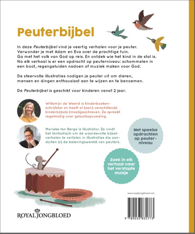Productafbeelding: achterkant van Peuterbijbel