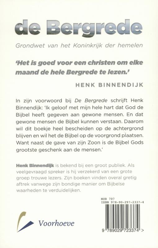 Productafbeelding: achterkant van De bergrede