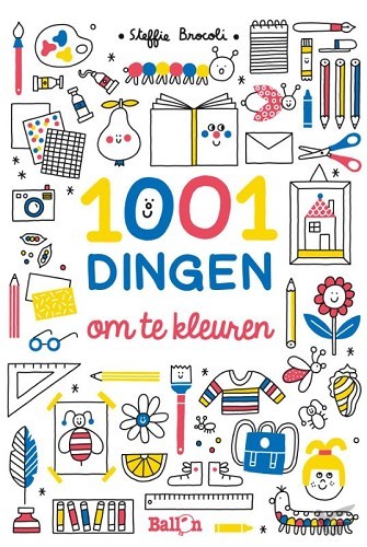 Productafbeelding: voorkant van 1001 dingen om te kleuren