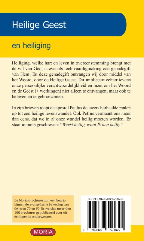 Productafbeelding: achterkant van Heilige geest en heiliging