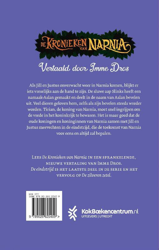 Productafbeelding: achterkant van De eindstrijd