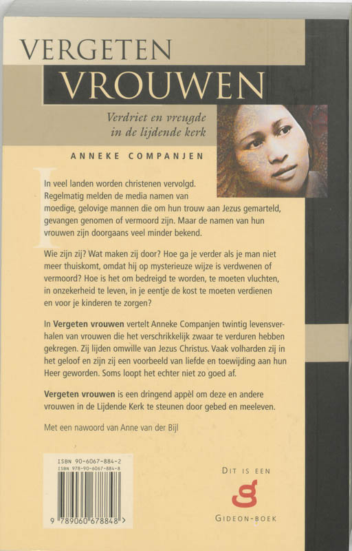 Productafbeelding: achterkant van Vergeten vrouwen