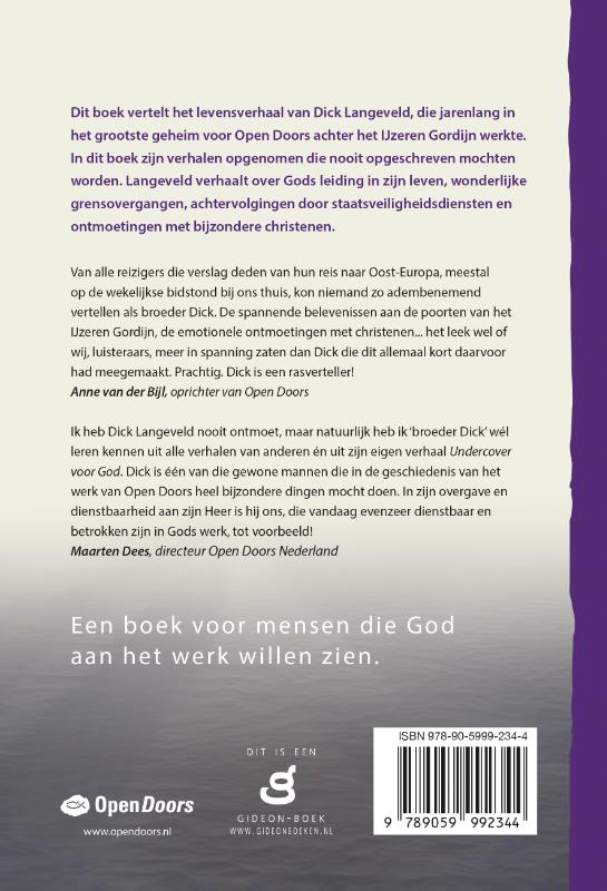 Productafbeelding: achterkant van Undercover voor God