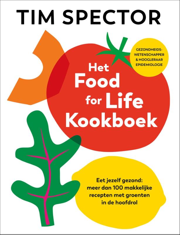 Productafbeelding: voorkant van Het food for life kookboek