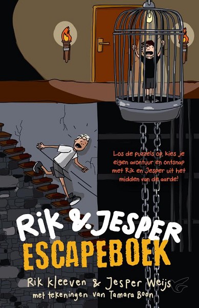 Productafbeelding: voorkant van Rik en Jesper escapeboek